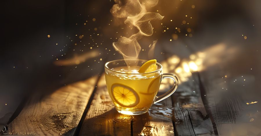 lemon water, morning detox, natural weight loss